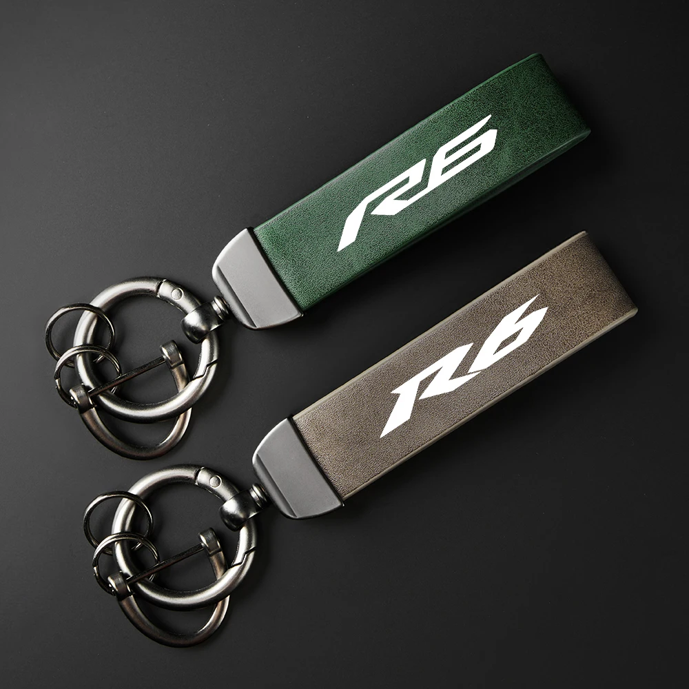 

Для yamaha YZF R6 2016 2017 2018 2019 YZFR6 YZF-R6 аксессуары высококачественный кожаный держатель для ключей на мотоцикл