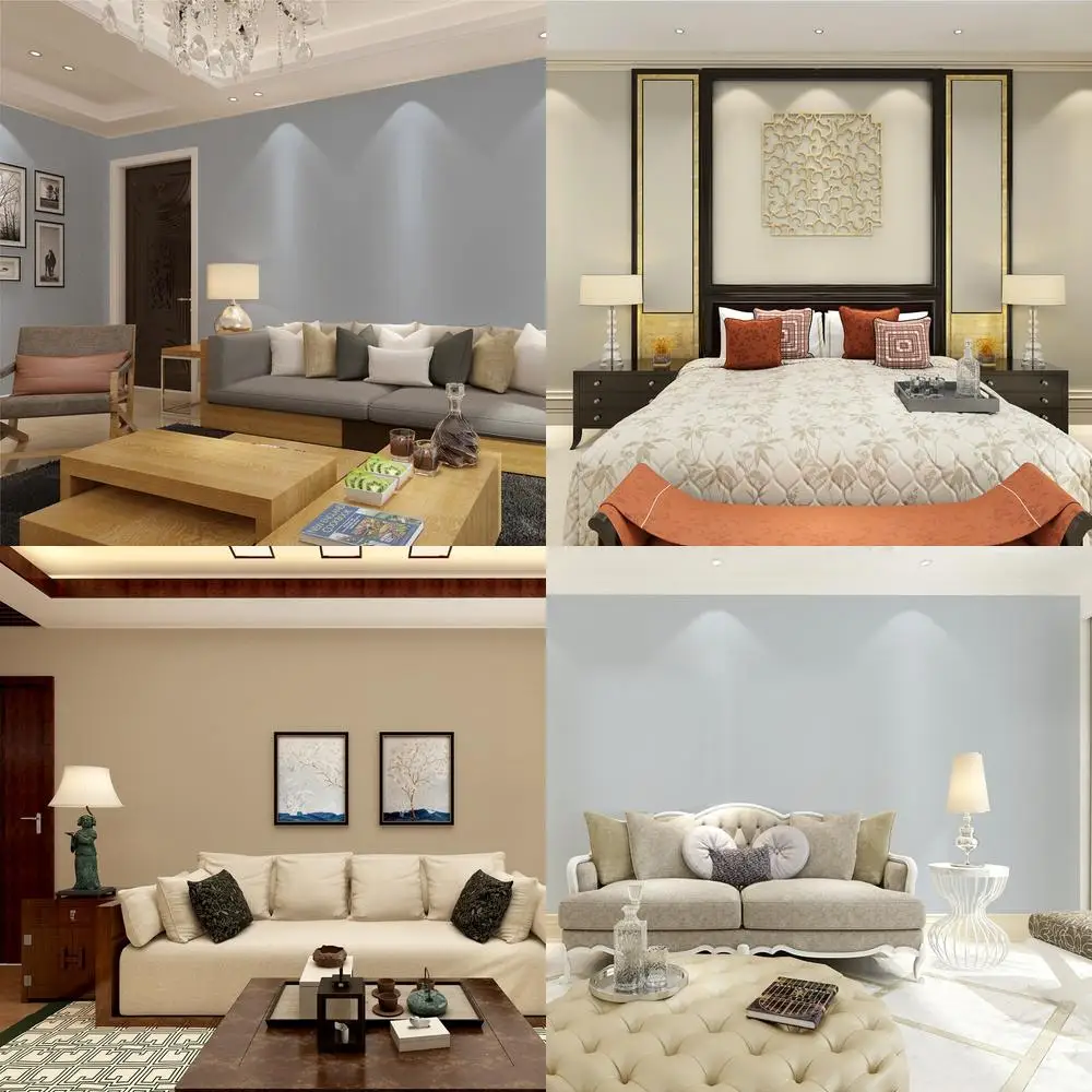 Modern Minimalist Solid Color Wallpaper for Bedroom Living Room Dining Room Clothing Store Background Wall Decor