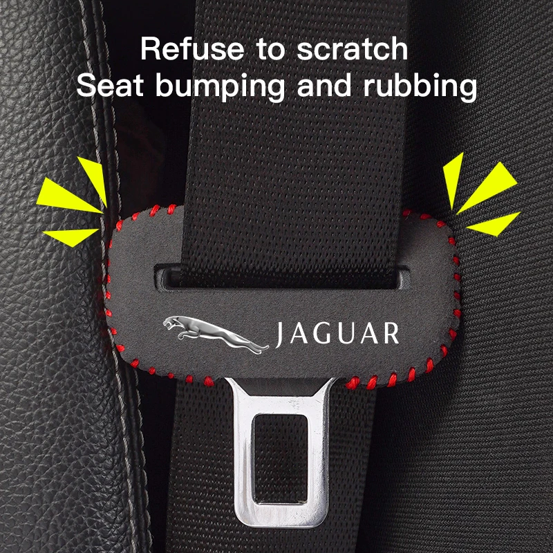 Automotive interior seat belt protective cover accessories For Jaguar XE XF XJ F-Type F-Pace XKR XEL XFL S F XK XJL XJ6 XJS