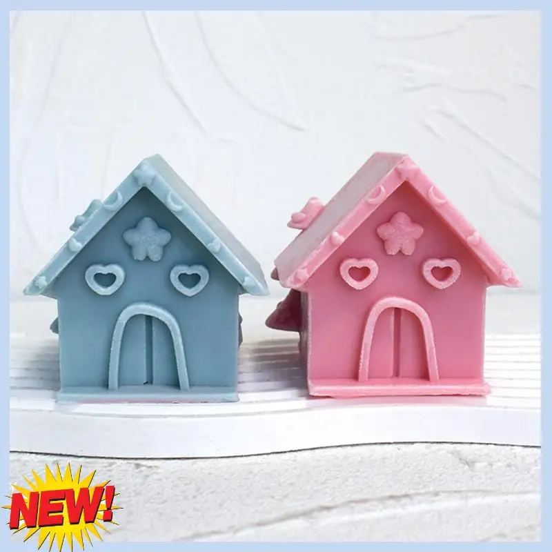 

AT14 1 шт. форма для рождественских ароматических свечей, белая 9X9x7,7 см, гипсовая форма для украшения дома, форма для рождественских свечей