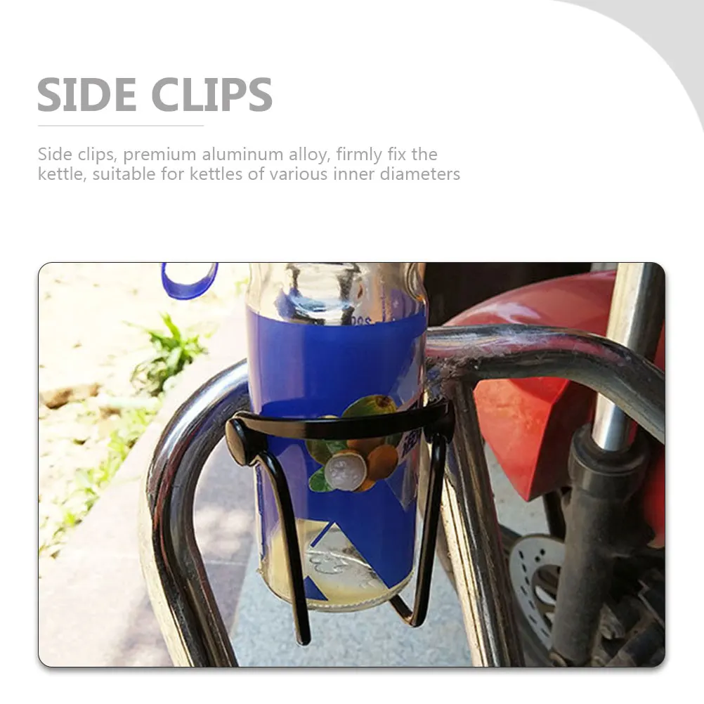 

Aluminum Alloy Bike Holder Professional Cycling Water Bottle Rack Durable Strong Fixation Anti Vibration Scratch Resistant For