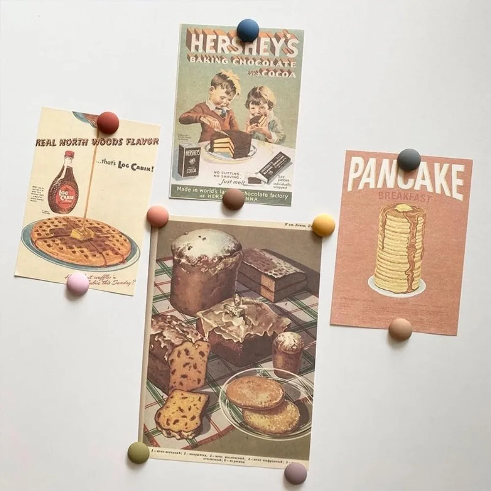 12-Pack Colorful Matte Fridge Magnets – Strong, Decorative for Kitchen, Office & Whiteboards