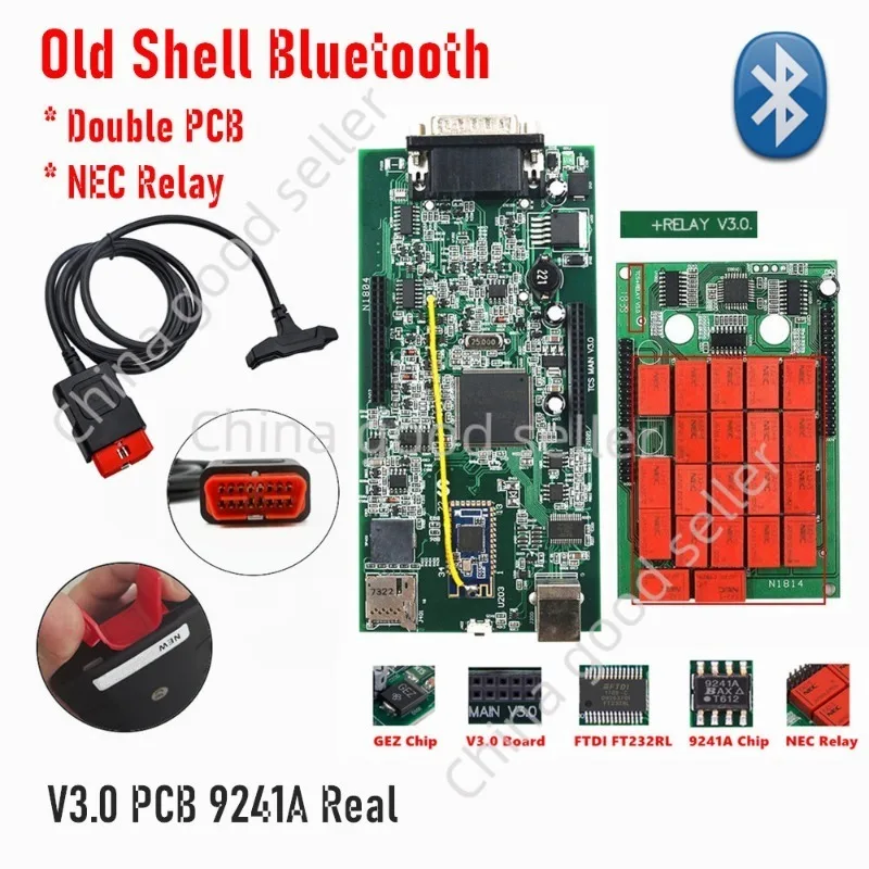 

DS150E True 9241A V3.0 Multidiag V 2021.11 Двухплатный автомобильный диагностический прибор