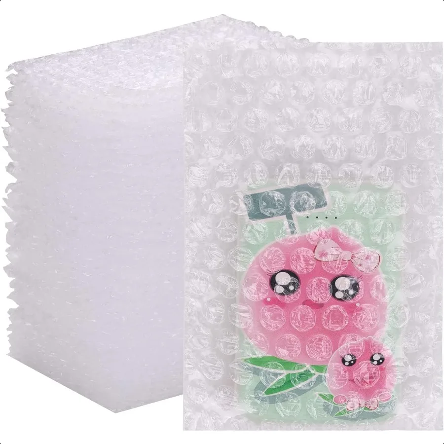 

200Pack Bubble Out Bags Pouches 4x 6 Bubble Pouches Cushioning Packaging Bags Double Walled Cushioning Bags Thickening Shockpro