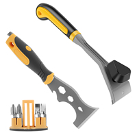 Paint Scraper 16 in 1 Painters Tool Painters Knife Putty knife Drywall Paint Scraper Multi-Surface for Painting Screw Bit Inside