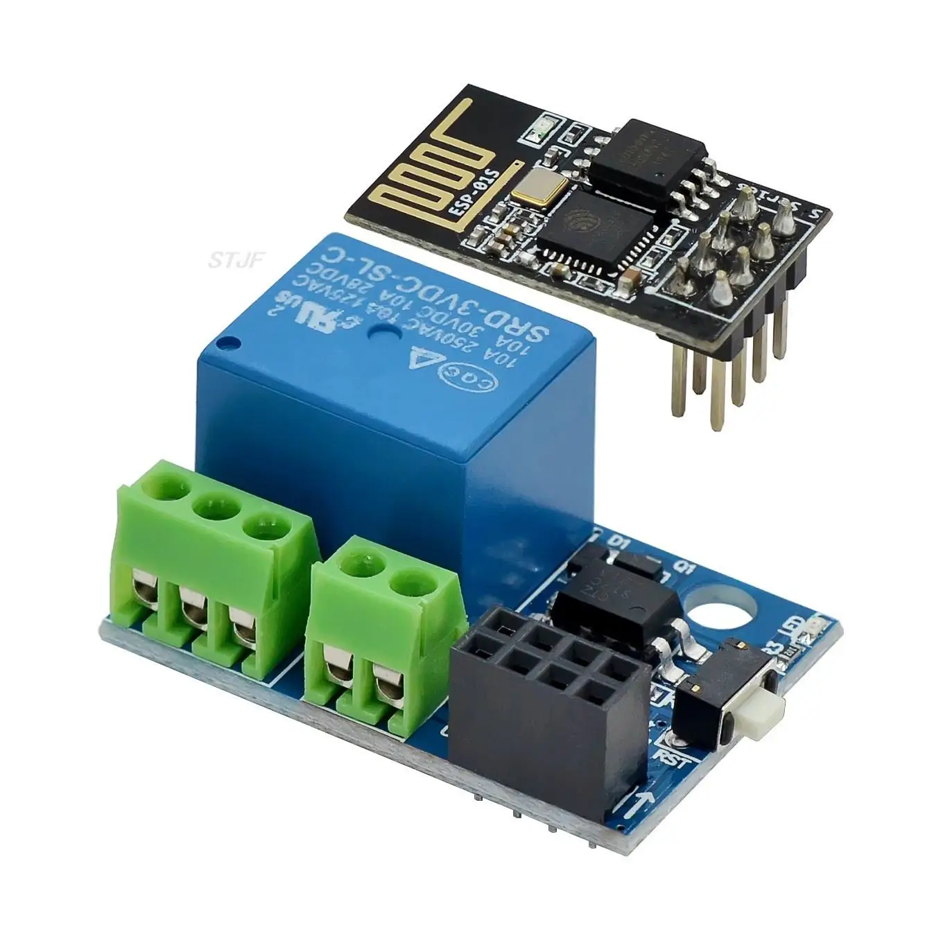 Módulo de relé WiFi ESP8266 ESP-01S 5V, interruptor de Control remoto en casa inteligente para aplicación de teléfono Arduino, módulo WIFI inalámbrico ESP01S