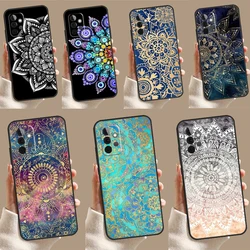 Elegant Mandala Floral Design Case For Samsung Galaxy A13 A33 A53 A15 A25 A35 A55 A54 A34 A14 A71 A51 A12 A32 A52 Cover