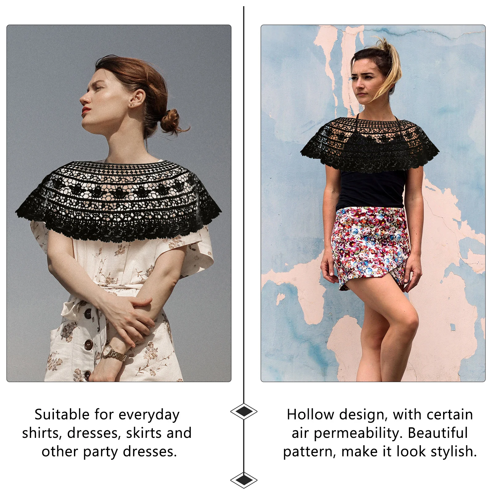 

1 шт., полая тонкая шаль на плечо, накидка, универсальный легкий аксессуар для одежды, стильный чехол для женщин, платья, свитера