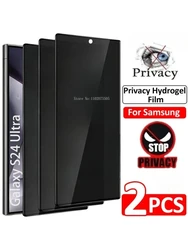 Privacy Hydrogel Film Screen Protector for Samsung Galaxy A55 A35 A15 A25 A54 A53 A52 A52S A51 S24 Ultra S20 S21 S23 FE Film