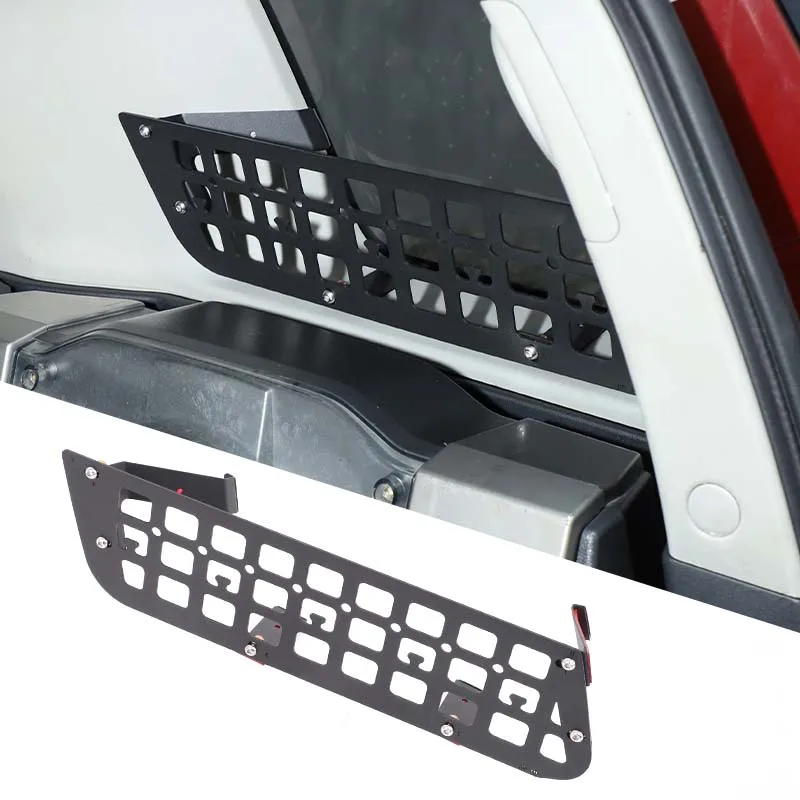 

For Toyota FJ Cruiser 2007-2021 Aluminum Alloy Car Trunk Side Window Molle Panels Storage Rack Bracket Organizer Accessories