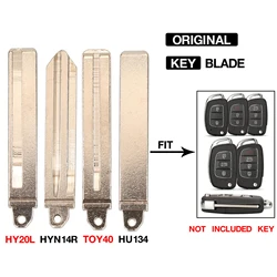 Jingyuqin 10 pz HY20L/HYN14R/TOY40/HU134 lama per Hyundai Tucson Sonata Elantra Mistra Solaris Santa Fe Flip Remote Key Blade