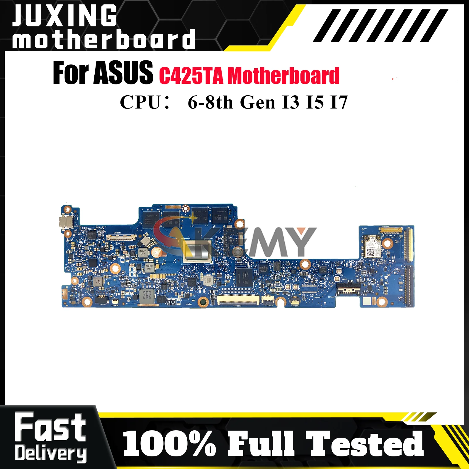 

C425TA Материнская плата для ноутбука ASUS Chromebook C425TA C425T Материнская плата для ноутбука с процессором I3 I5 I7 100% тестирование ОК быстрая доставка stk