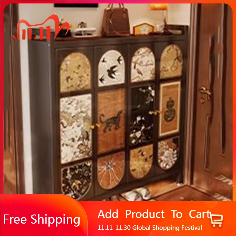 

Роскошный органайзер для обувного шкафа в скандинавском стиле, мобильный дисплей, скрытая полка для обуви для спальни, коробка для тапочек для прихожей, мебель для салона Archivadores