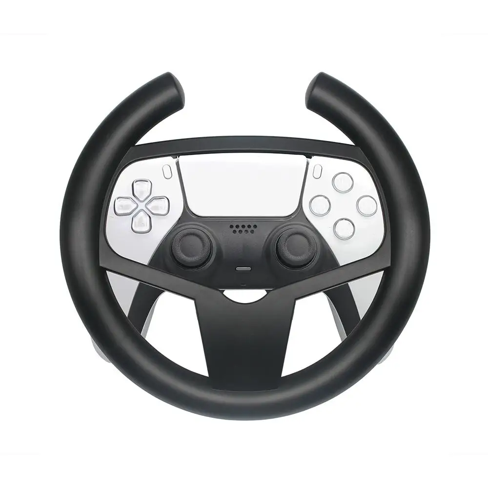 Gaming Wheel Steering Black Simple Lightweight Creative Portable For  Racing Games. Game Racing Simulator For Gamers