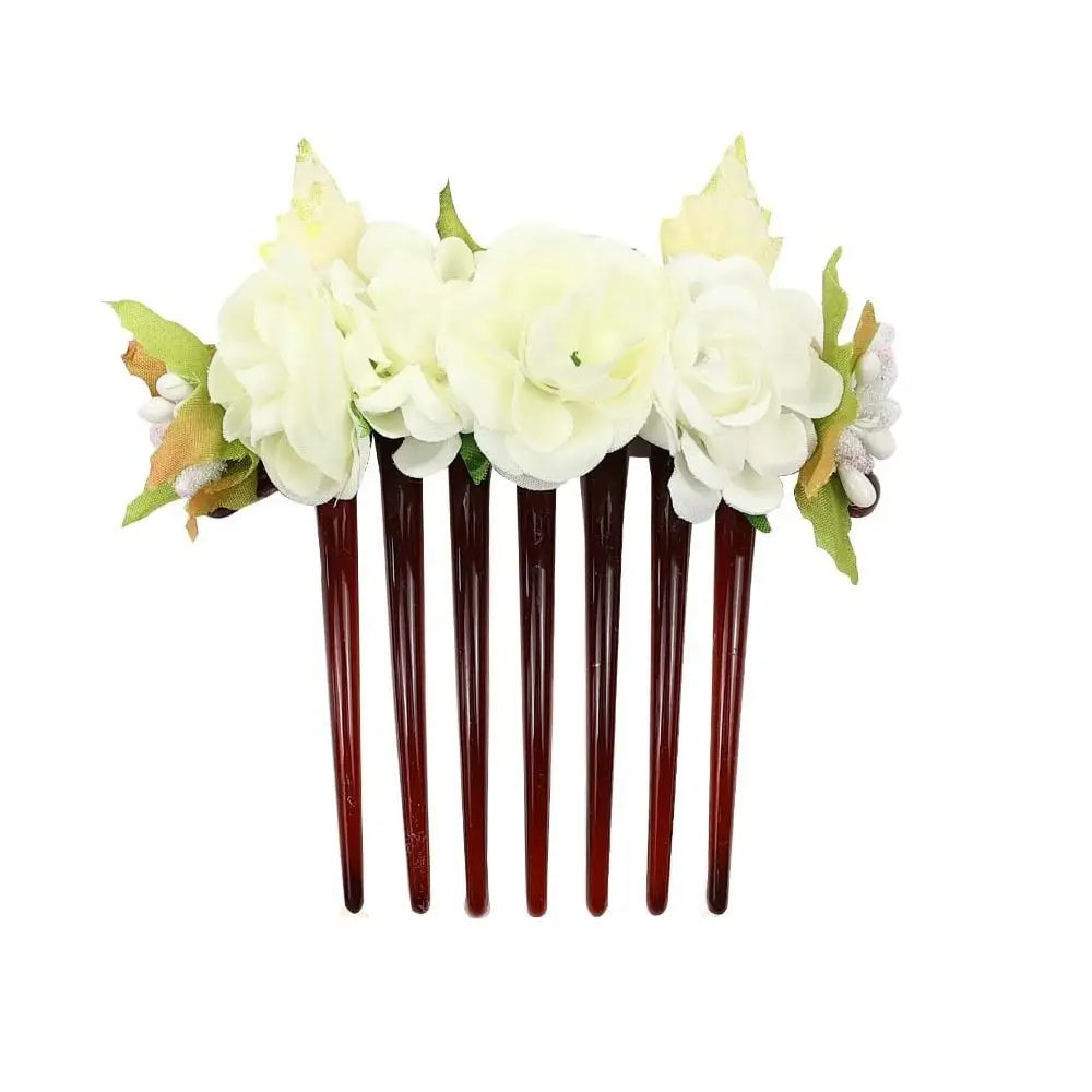 Bijoux de mariage épingle à cheveux de mariée accessoires de cheveux de mariée ornements de cheveux en cristal de mariée fleur feuille peigne à cheveux fleur peigne à cheveux