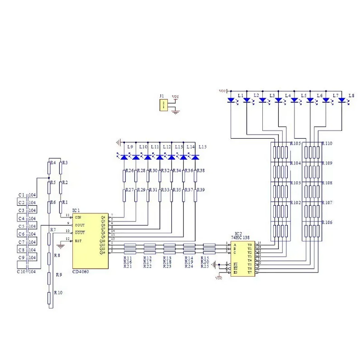 SMD SMT Soldering Practice Kit,CD4060 74HC188 LED Welding Training Board,Digital Logic Circuit DIY Experiment Module