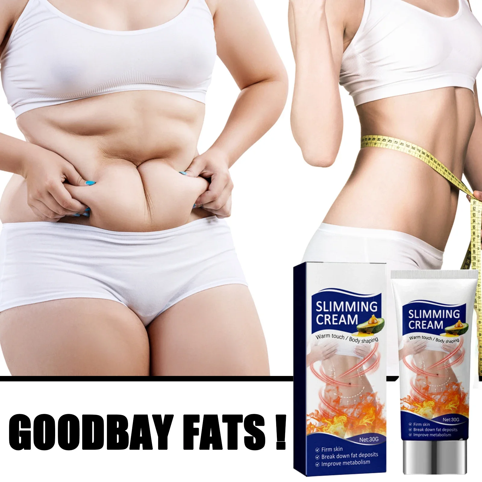 

7 Days Efficient Weight Loss Fat Burning Slimming Firming Body Shaping For Men Women