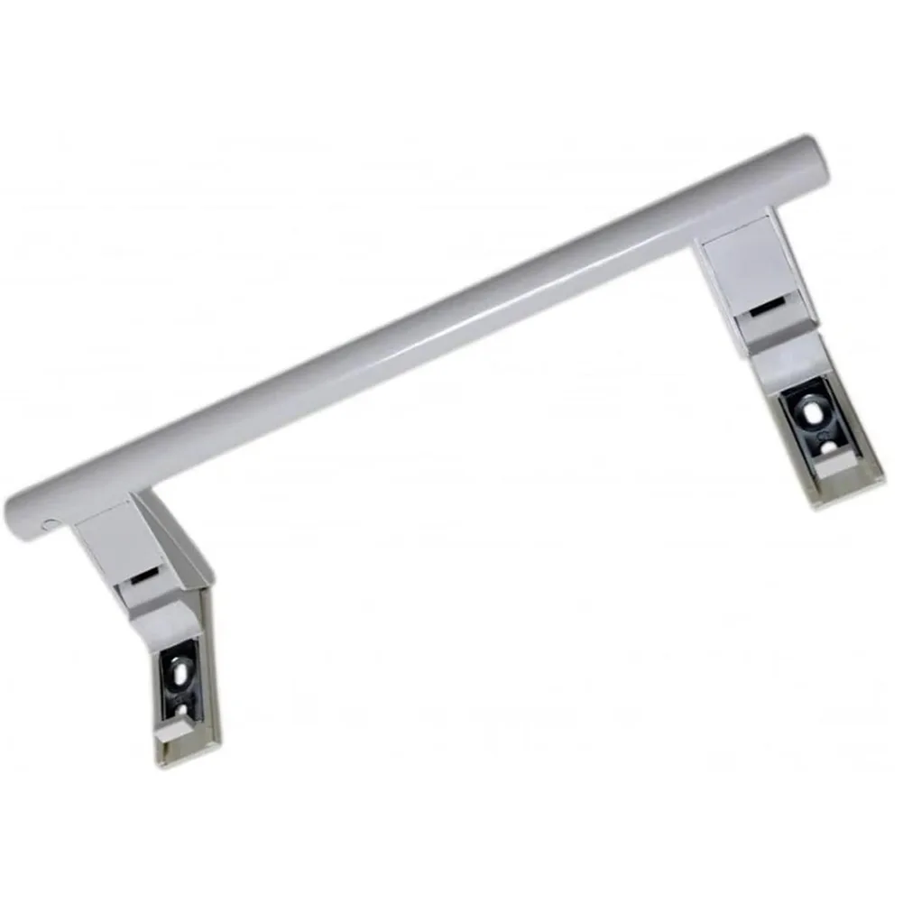 Plastic Door Handle for Refrigerator - Push Pull Function - 31 cm Long - White - Compatible with Standard Units