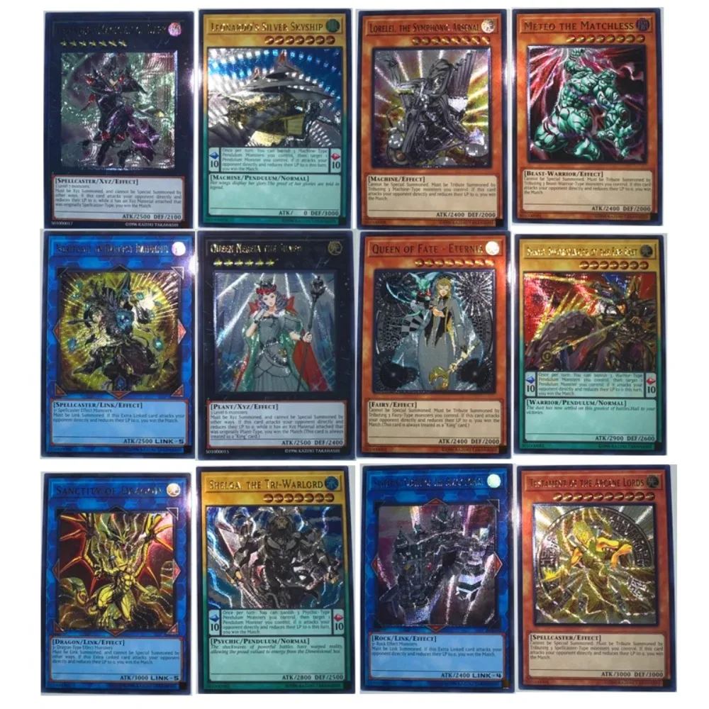 DIY Yu-Gi-Oh! Black Magician 6th 53PCS UTR Rough Flash Card Anime Peripheral Game Collection Card Holiday Gift