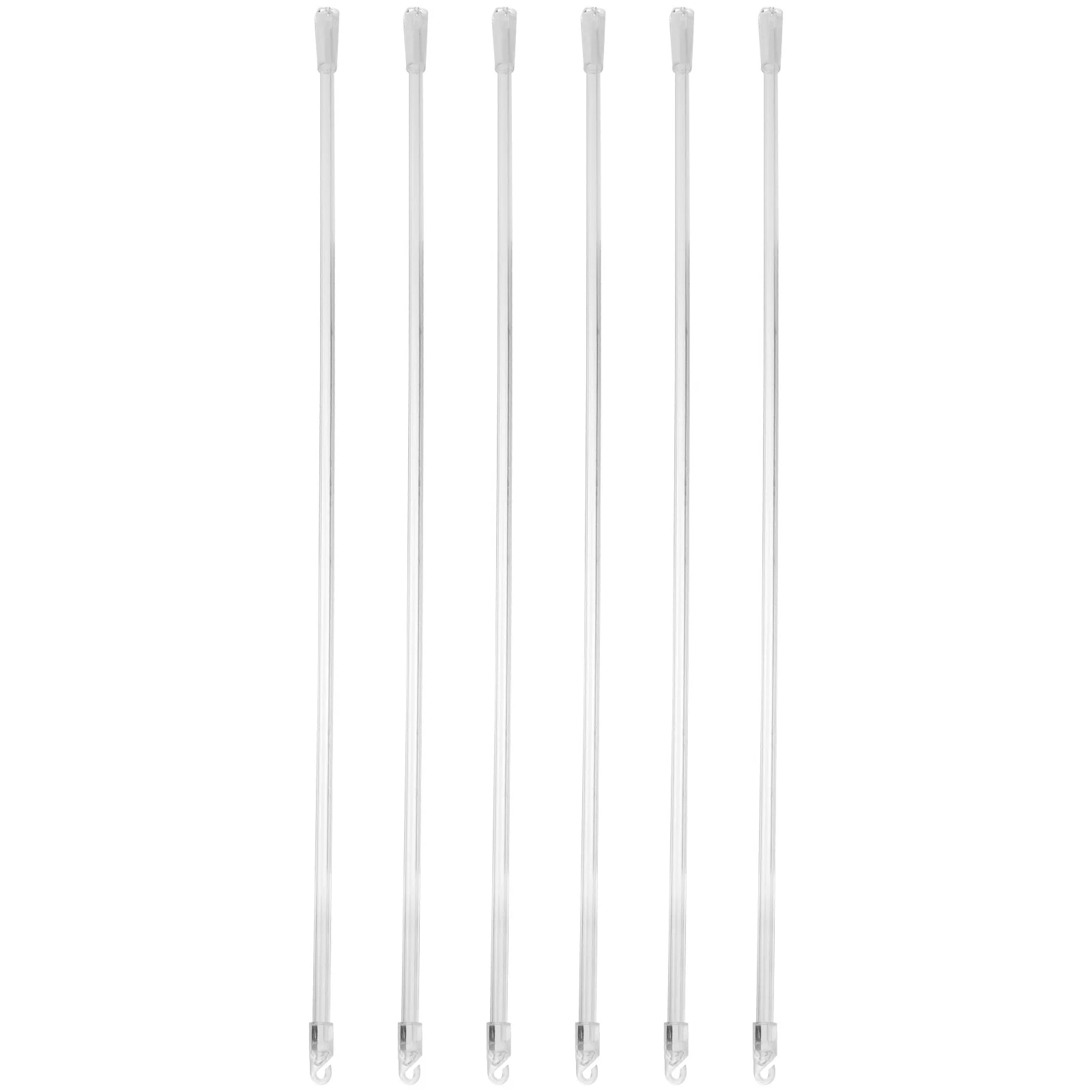 

6Pcs Vertical Blind Wand Replacement Fiberglass Long Window Opener Rod Curtain Pull Stick Blind Tilt Control Home Use