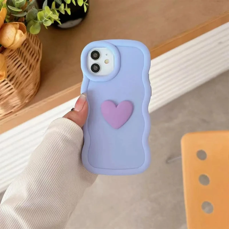 3D Love Candy Wavy Soft Case For infinix Hot 60 60i 50i 50 40i 30i 20S Smart 9 8 7 6 5 GT Zero Note 40 30 10 Pro Plus Play 4G 5G - view 5
