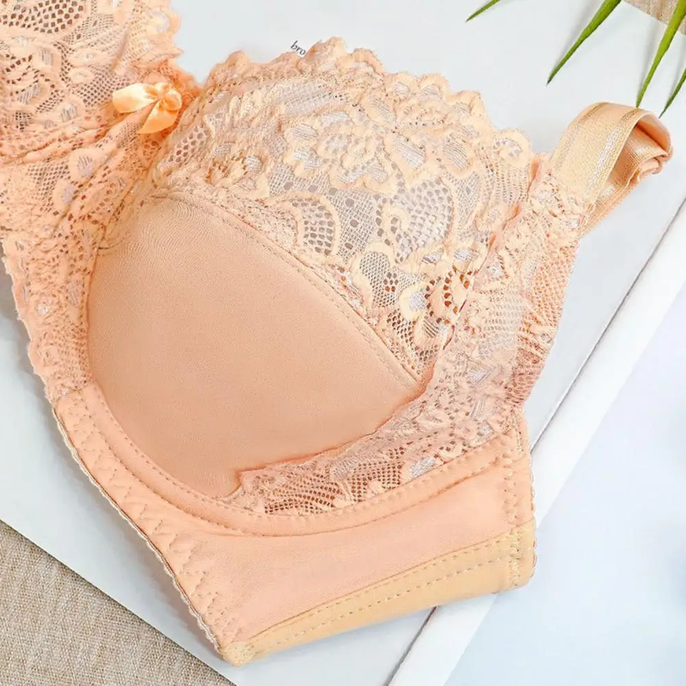 Sujetadores para mujer, perspectiva ultrafina, escote en V profundo, encaje transparente, sujetador de talla grande, ropa interior femenina, lencería Sexy, Tops de talla grande