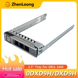 DELL sunucu için yeni orijinal 0DXD9H R750 R740 R640 R940 R740xd R540 R240 14G 2.5 ''SAS SATA HDD Caddy tepsi braketi DXD9H