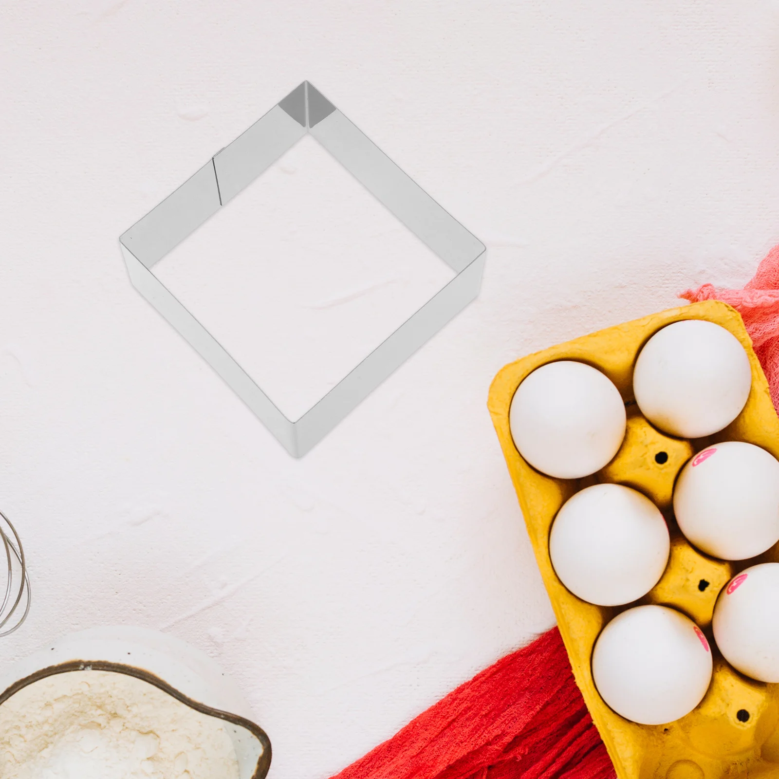 

Stainless Steel Cake Ring Square Mousse Mold Baking Tool Nonstick Dessert Pan For Tiramisu Pastry Cookie Dough Fondant