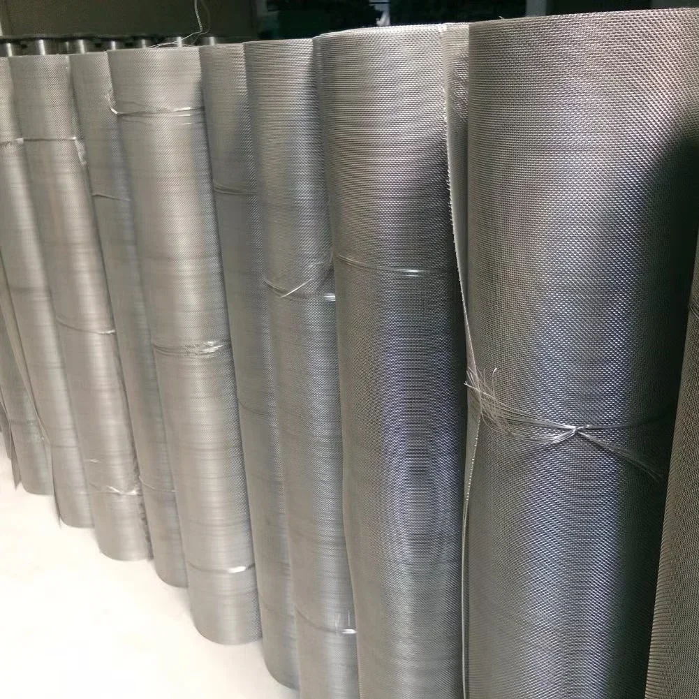 【From China】Stock Size 1*20m 1*30m SUS 304 316 316L 50 80 100 150 Mesh Stainless Steel Filter Sewage and Waste G-as Treatment