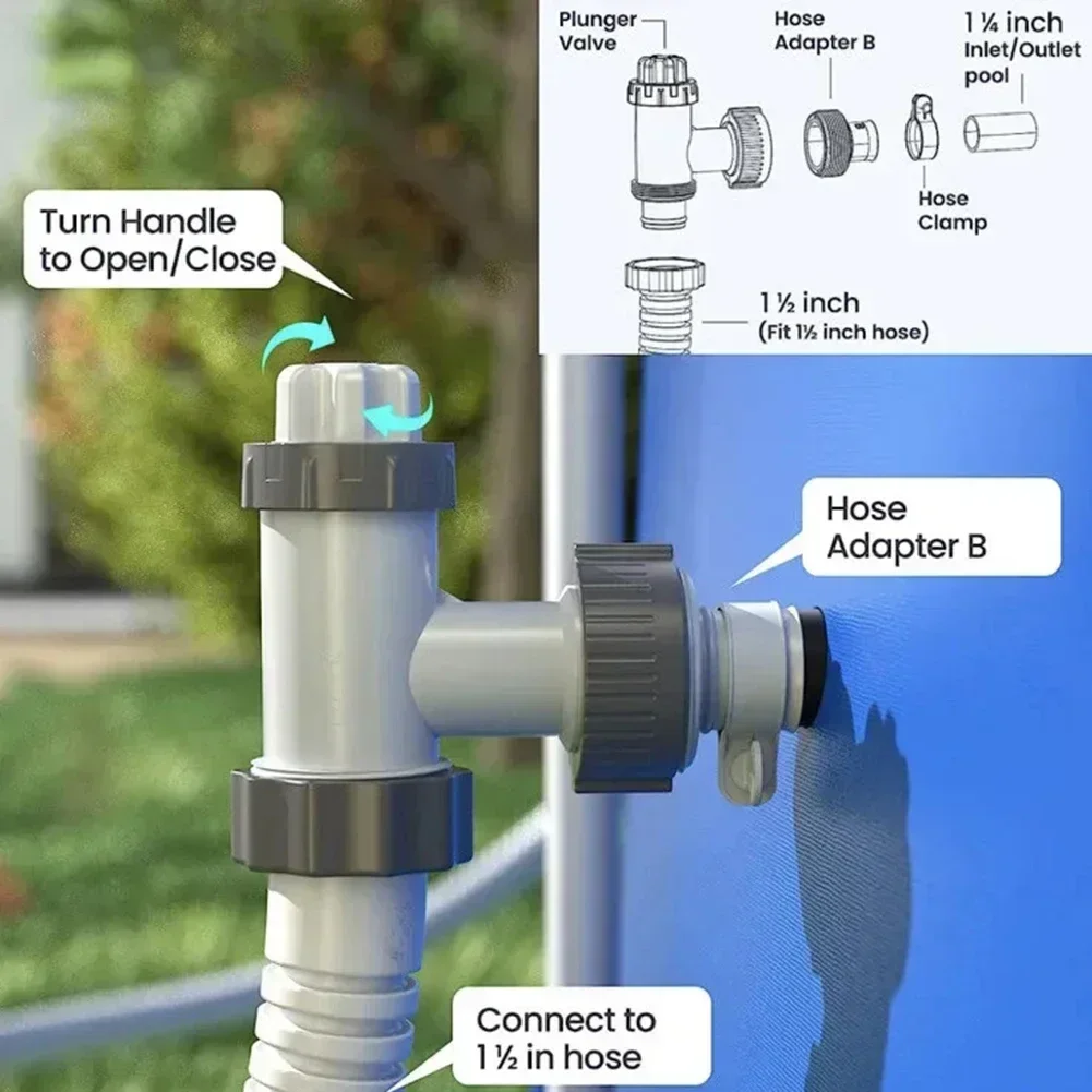 Intex Kolbenventil 32mm: Der perfekte Schlauchadapter für Swimming Pools
