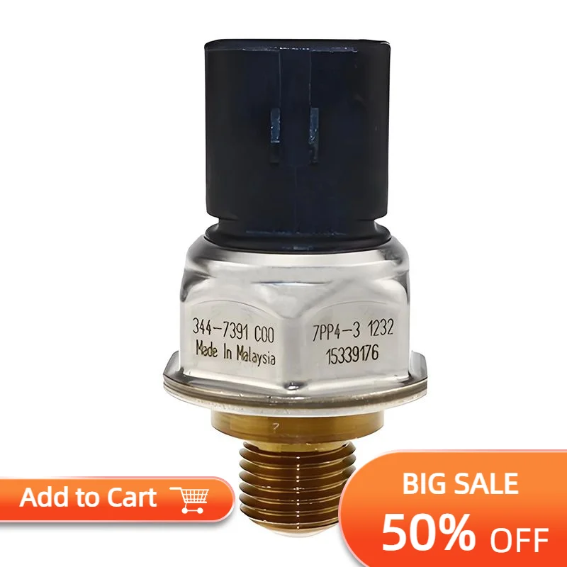 

CAT Excavator Parts Cat 336d2 336e 336f Common Rail Sensor Pressure Switch 3447391 344-7391 C01 7pp4-3 Hyundai R210-7