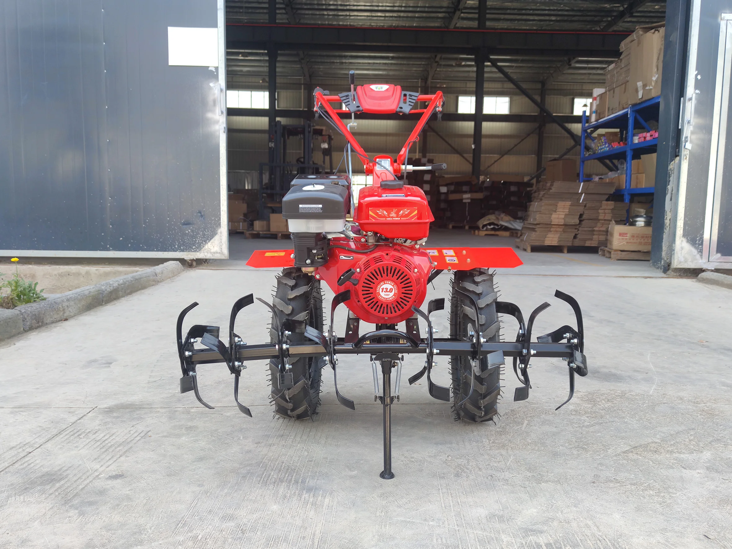 7H-13HP Gasoline Rotary Tiller Cultivator Multiple Combination with Accessories for Tractor Power Source