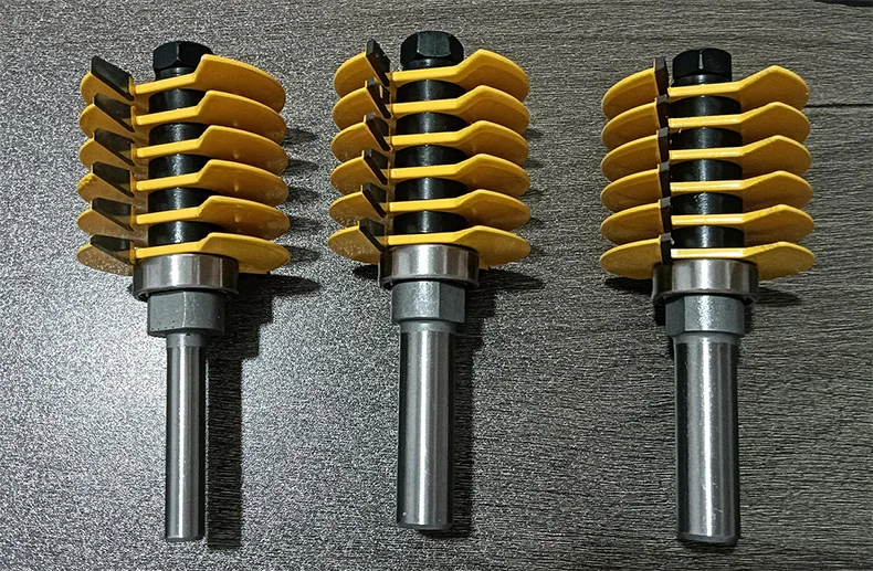 Trapezoidal Finger Joint Router Bit woodworking milling cutter for edge banding machine engraver wood panel joint splicing