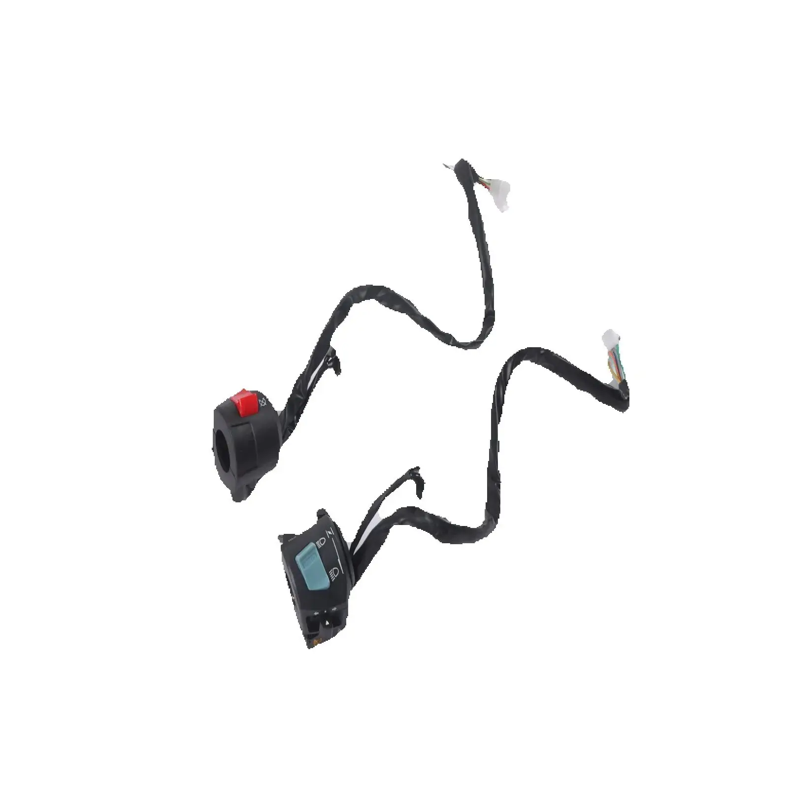 

2pcs Handlebar Control Switch OE Replacement For 2006-2020 For Italika DT150 FT150 Forza