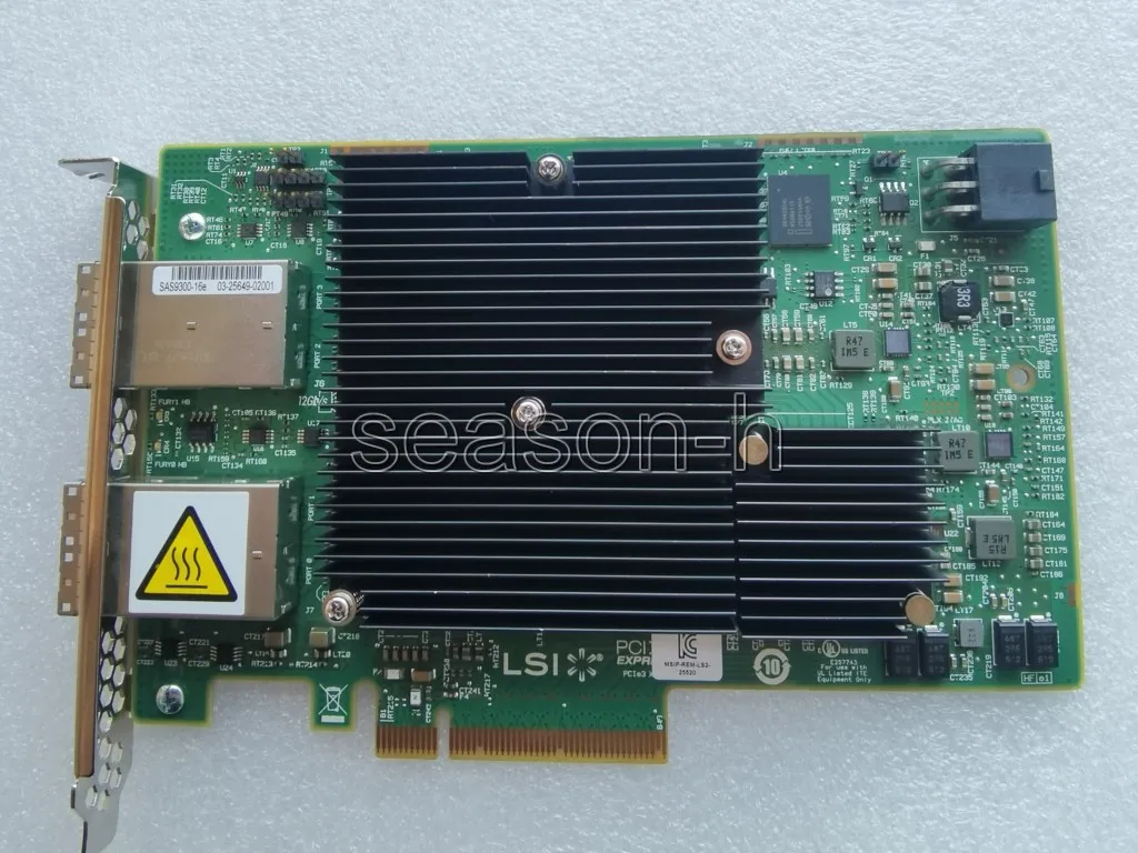 

Карта контроллера для LSI SAS 9300-16e SGL SAS3 12 Гбит/с 16 внешних портов SFF-8644 PCIe 3.0