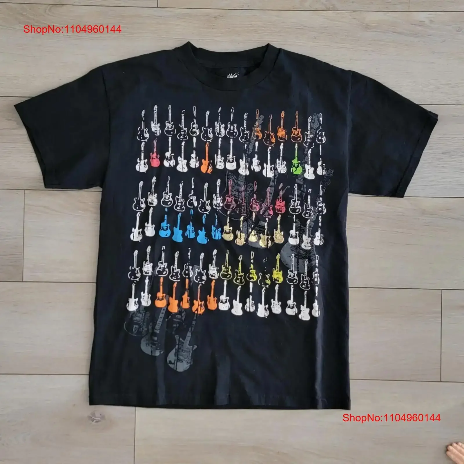 

Ink Inc Clothing Vintage Guitar T Shirt Black Medium Cotton vintage Washed Breathable Stretched fashion Unisex streetwear