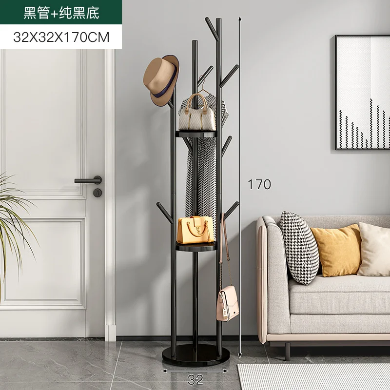 Light Luxury Standing Coat Rack Floor Bedroom Home Clothes Hooks Simple Modern Clothes Hanger Simple Hanger in the Hallway