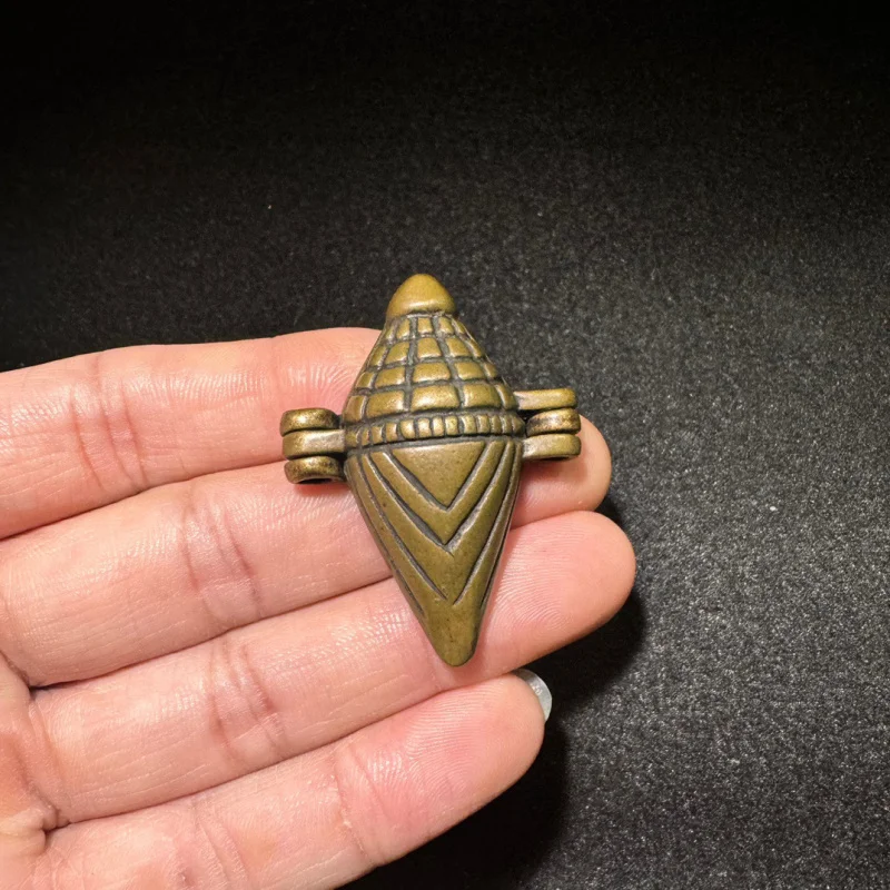 

Antique Copper Imitation Brass Gawu Box Pendant Hanging Retro Vintage Craft Bracelet Accessory