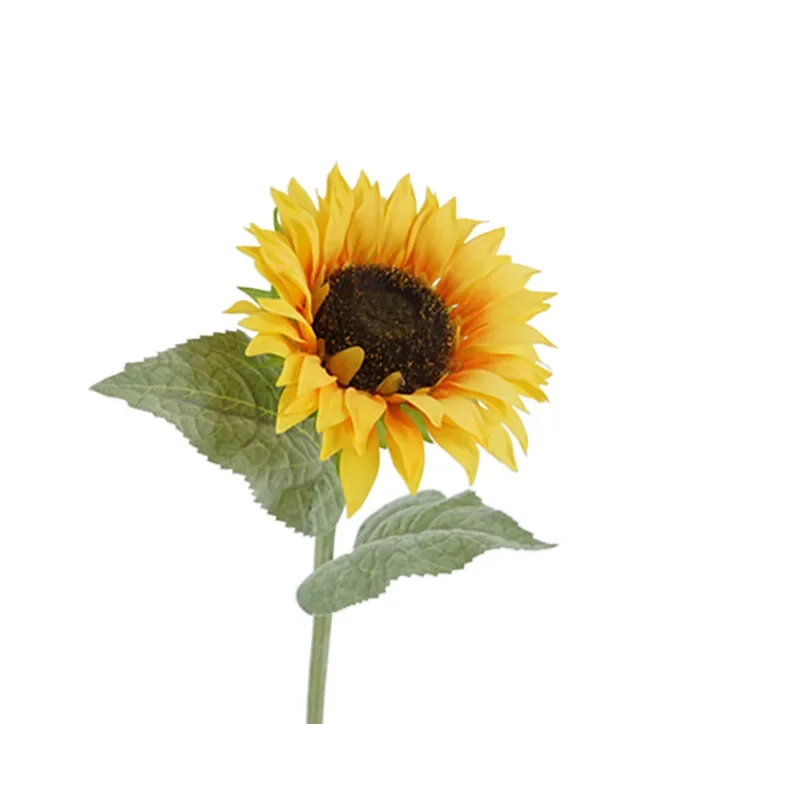 4 Stück Latex-Sonnenblumen mit Echtem Haptikgefühl, Künstliche Blumen für Heimdekoration, Hochzeit, Party, Tischdekoration, Fotografie-Requisiten – Detail 13