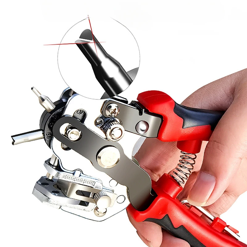 Leather Belt Hole Punch Plier Design Eyelet Puncher DIY Tool Watchband Strap Household Leathercraft Hole Punch Plier