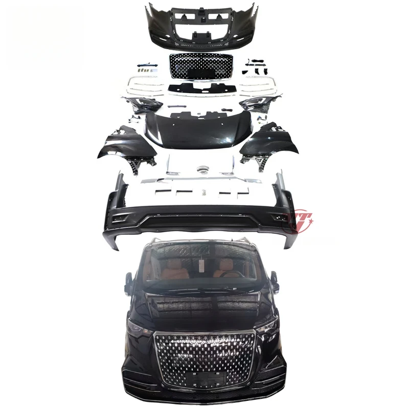 Suitable for 2014-2021 Ford Transit Tourneo Custom Starry Shaped Grille Front & Rear Body Kit