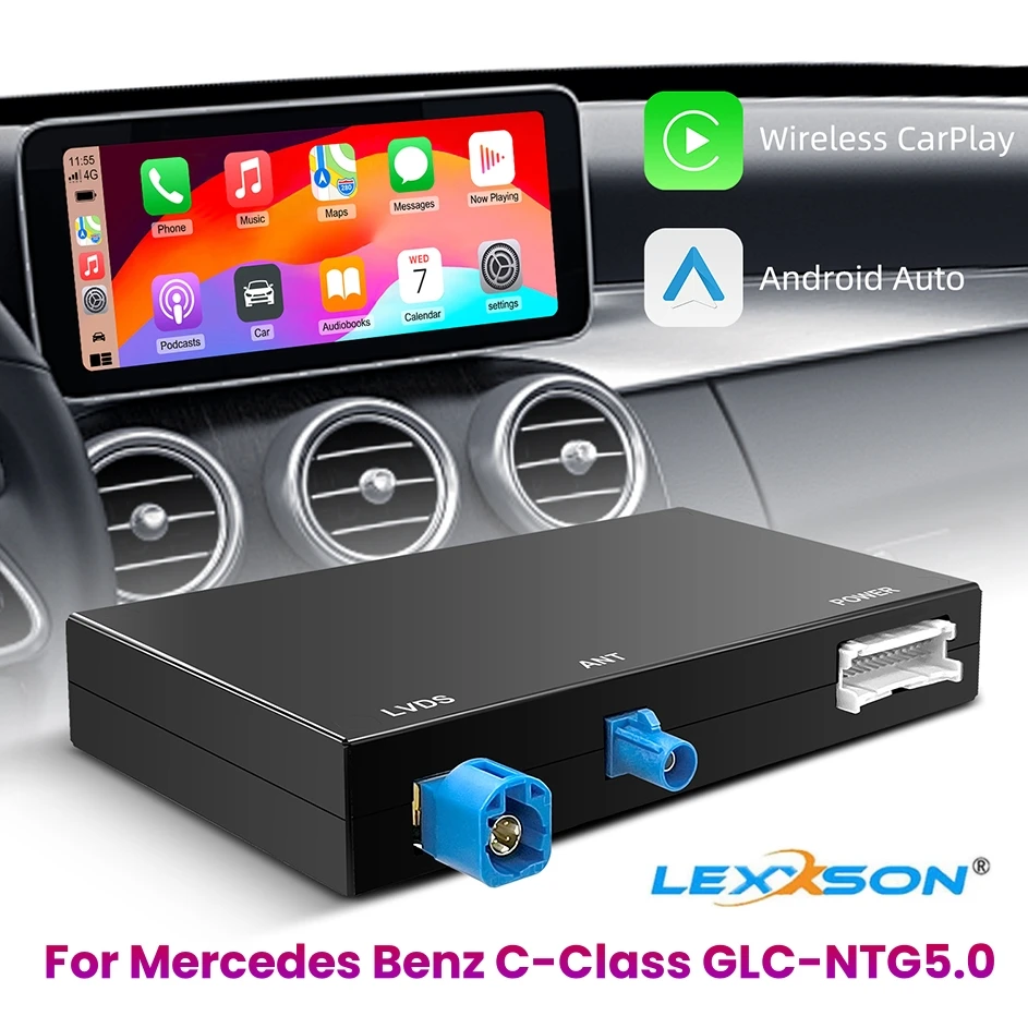 Wireless Carplay box For Mercedes Benz A B C CLA GLA GLK CLS GLE W205 W204 W246 ML NTG 5.0 5.1 5.2 Android Auto Module