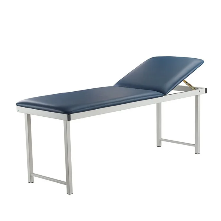 

JQ-M02 Cheap Price Back Foldable Stationary Examination Table Hospital Examination Couch Medical Ultrasound Exam Table
