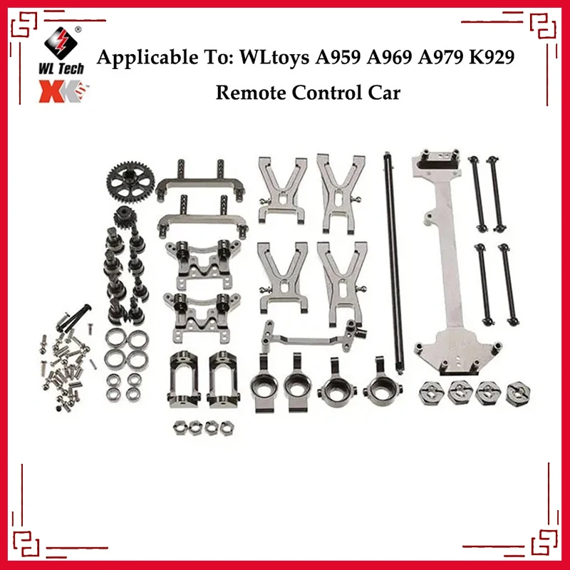 Znakomicie wykonany ze stopu aluminium przednia oś zestaw montażowy do 1 18 Wltoys 959B 969B 979B A959 A969 A979 części do samochodów zdalnie