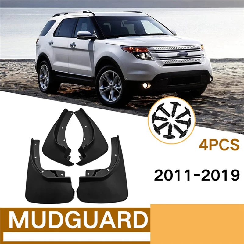 

Car Mudguards for Ford Explorer 2011-2019 Fender Mud Guard Flap Splash Flaps Mudflapor AccessoriesJAS