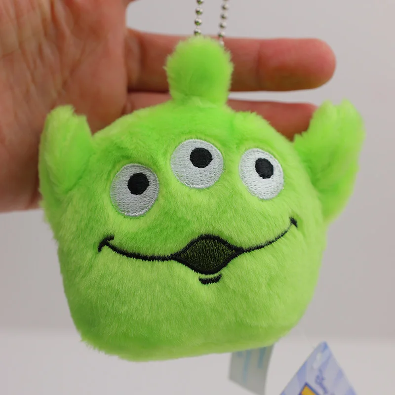 Cute Disney Sullivan Mike Wazowsky Plush Keychain Kawaii Monsters University Key Chain Toys Set Girls Anime Pendant For Backpack