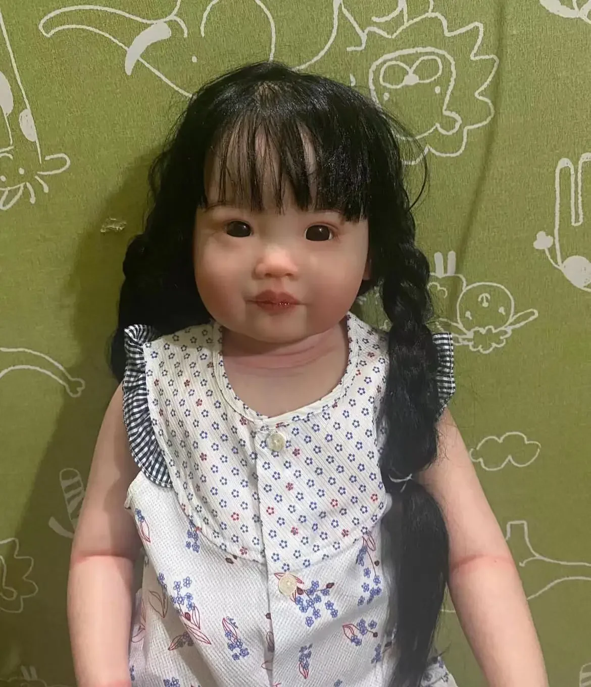 SINO-BB ที่กําหนดเองอุปทานจํากัดมือ Rooted ผม Reborn Baby Leonie Pianted ชุด DIY Part พร้อมตัวเชื่อมต่อ