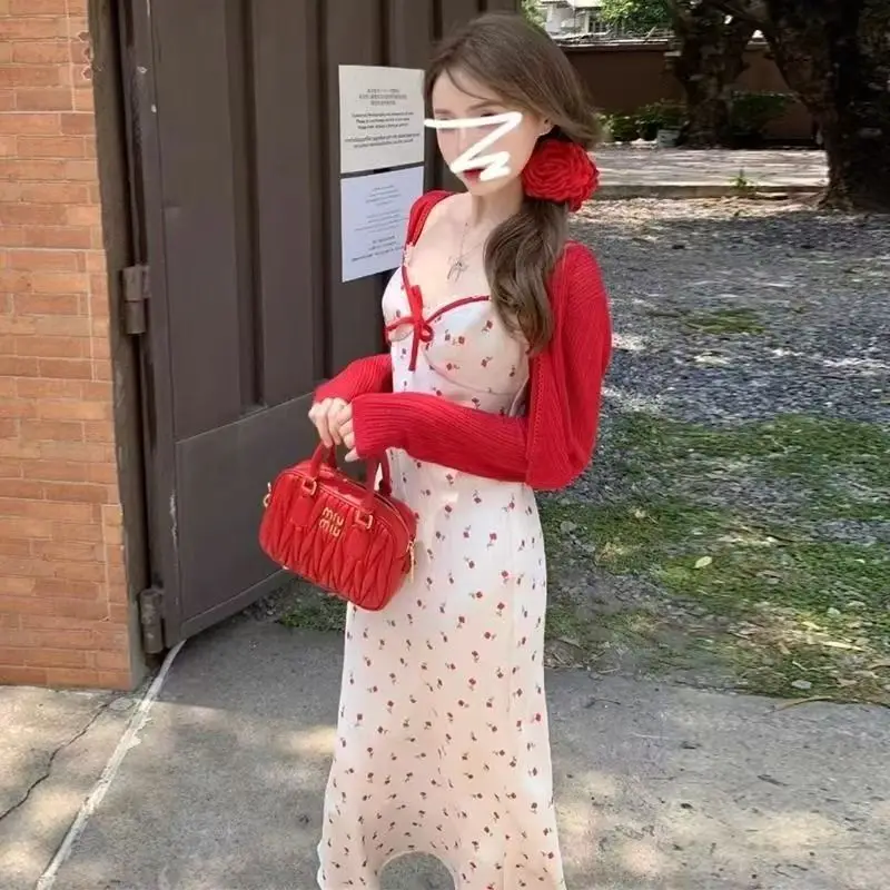 Abiti senza maniche da donna mezza spalla per donna autunno traforato scavato scavato prospettiva scavata trasparente OL trasparente