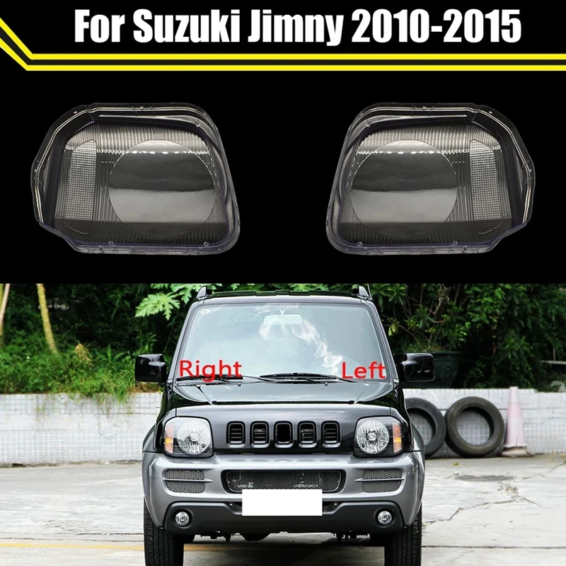 1PC Head Light Lamp Cover For Suzuki Jimny 06-16 Car Lights Glass Replacement Auto Shell - Right