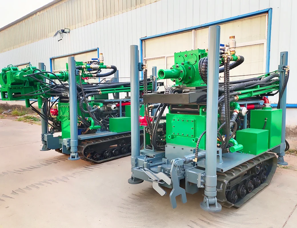 Rig Pengeboran Sumur Air Pneumatik 150m 160m Canggih yang Disesuaikan untuk Sumur Air Sipil